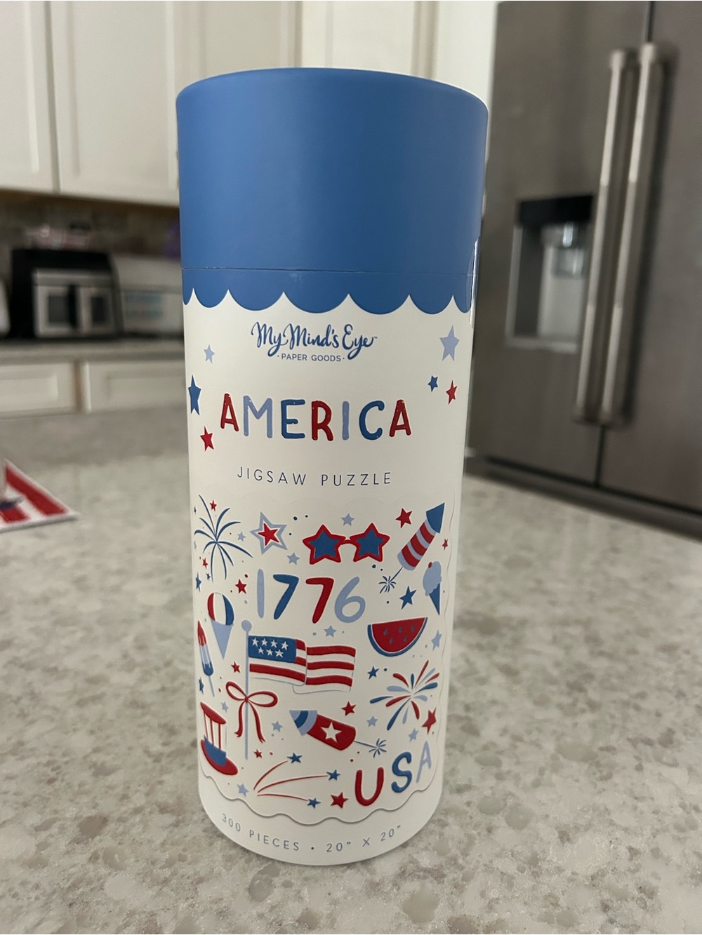 “New” America 300-Piece Jigsaw Puzzle - Red/White/Blue